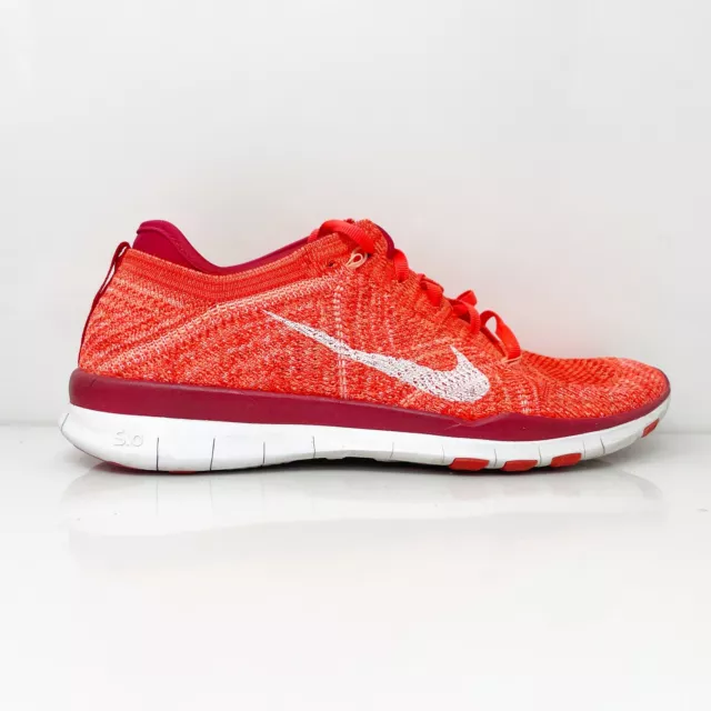 Nike Womens Free TR Flyknit 718785-601 Orange Running Shoes Sneakers Size 8