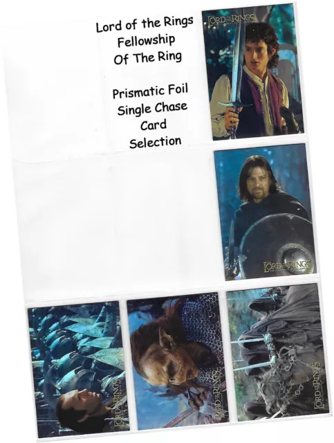 Lord Of The Rings - Prismatic Foil Single Chase Card Selection - FOTR, TTT, ROTK