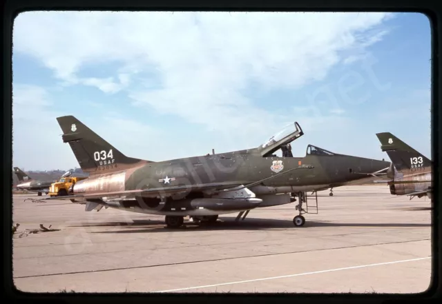USAF North American F-100D 56-3034 Nov 76 Kodachrome Slide/Dia