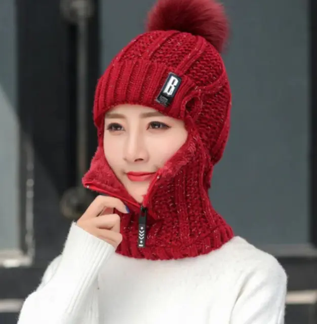 Gorros De Invierno Para Mujer Con Bufandas Sombreros Gorras De Lana Para Frio