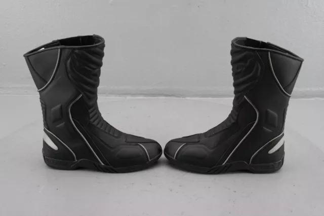 NEW IN BOX Fly Racing MILEPOST 2 Black Leather Boot Mens 9 US racing touring