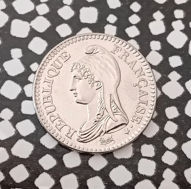 Pièce De Monnaie Française Commémorative FKaiYin 1861 - Laiton Plaqué Argent 925, Collection Historique