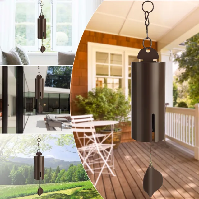 Large Deep Resonance Serenity Metal Bell Heroic Wind Chime Outdoor Indoor Decor