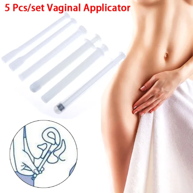 5 pz/set applicatore vaginale iniettore lubrificante siringa lubrificante launAGH7