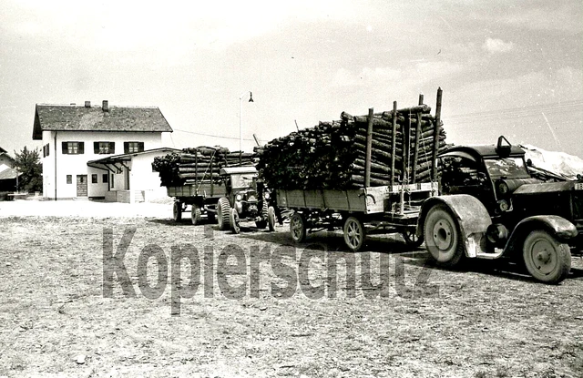 PE Eisenbahn Foto - Neuer Bahnhof Denklingen bei Landsberg (Lech), 1940