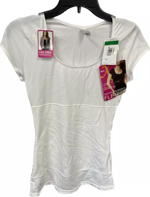 Flexees Maidenform Instant Slimmer Firm Control Tee-Shirt Size