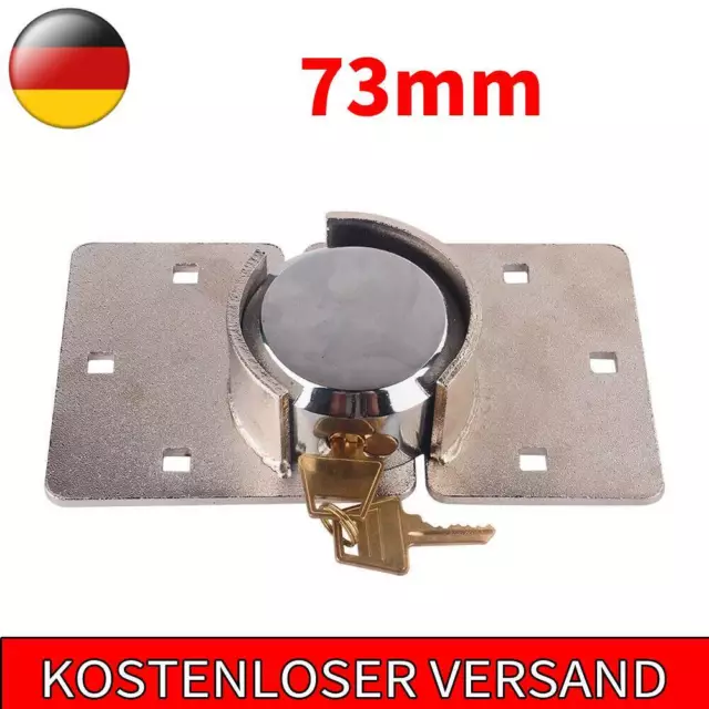 Garage Shed Door Security Vorhängeschloss Sicherheitsschloss mit 2 Schlüssel