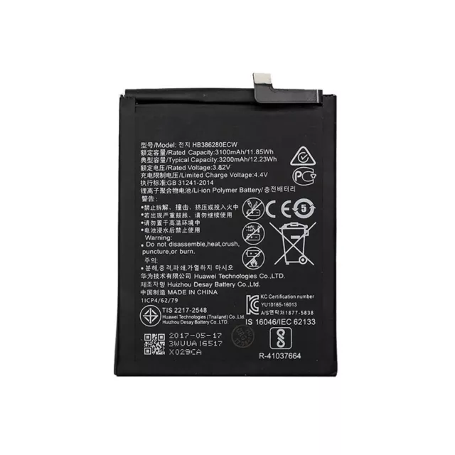 Batteria per Huawei P10 HONOR 9 3200mAh Pila Nuova Bulk come HB386280ECW