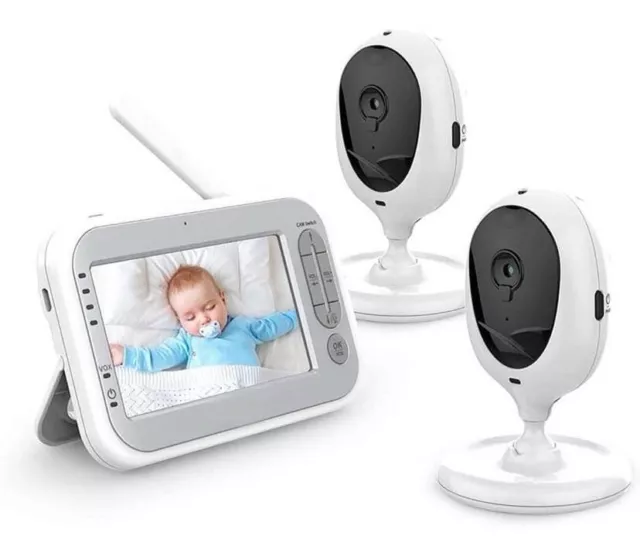 5 POUCES 2K PTZ Babyphone Caméra Bebe Vidéo Température Détection de  Mouvement EUR 159,99 - PicClick FR