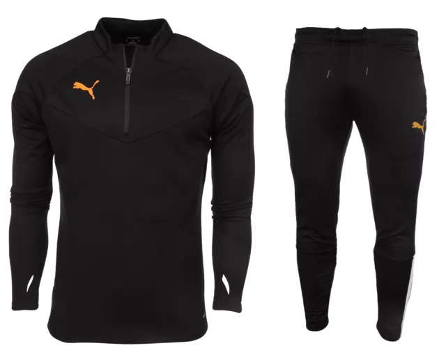 PUMA Herren Trainingsanzüg 1/4 Zip Training Sport Fitness