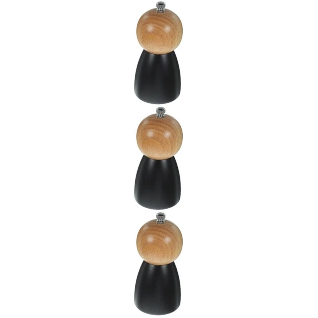 3x herramienta de molienda manual portátil de pimienta herramienta de molienda de sal amoladora de sal