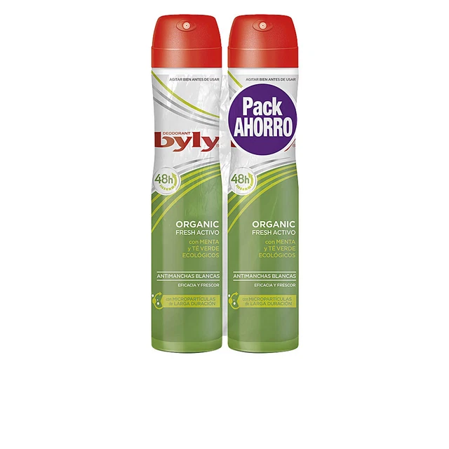 Hygiène Byly unisex DEO VAPO EXTRA FRAIS BIO LOT 2 pz