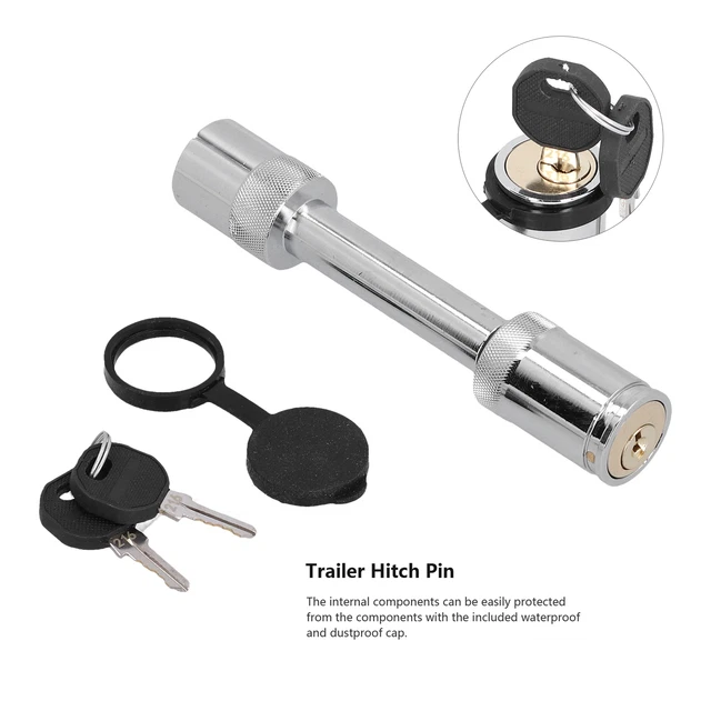 Goupille Sécurité Toygogo Pour Coupleur Remorque - Argent 4,5x45mm | Verrouillage Anti-Démarrage