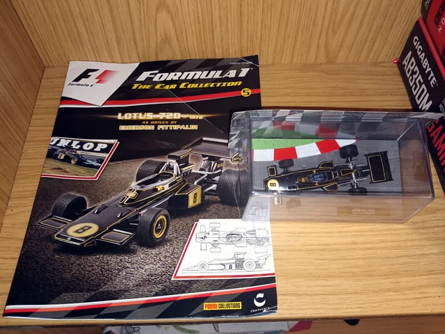 F1 FORMULA CAR Collection N. 5 1972 Emerson Fittipaldi Lotus 720 + 1:43 ...