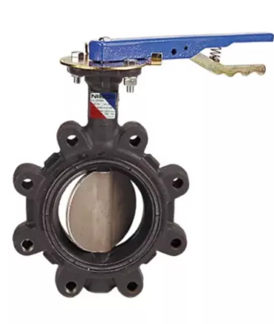 NIBCO LD-2000-3 2-1/2" Lug Ductile Iron Butterfly Valve NLG100E M44