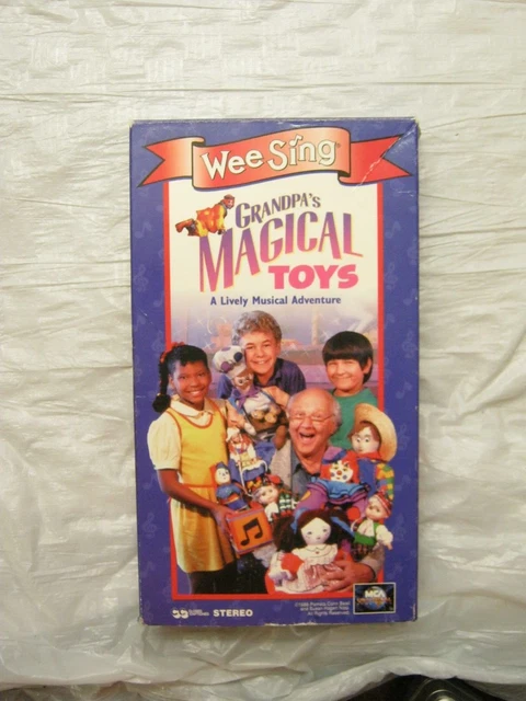 WEE SING VHS Grandpa's Magical Toys A Lively Musical Adventure with