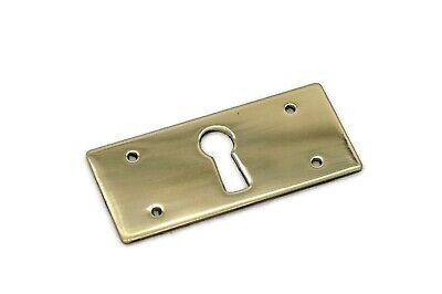 1 15/16 Keyhole Cover Plate Escutcheon Mission Furniture Brass Key Hole Plate