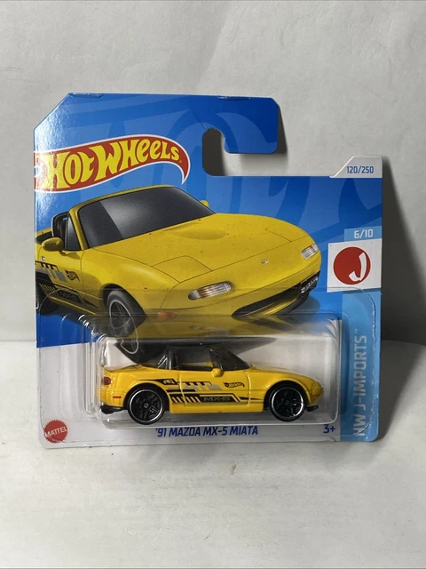 Hot Wheels Mazda MX-5 Miata 2024 - échelle 1/64, Orange, Série Mainline #3/10