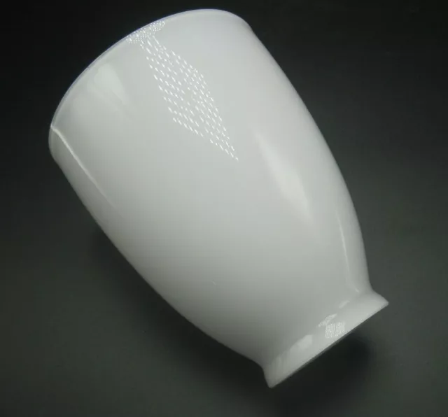 Venicia Lighting Glass 2 1/4" Fitter Cased Opal White Glass Lamp Shade