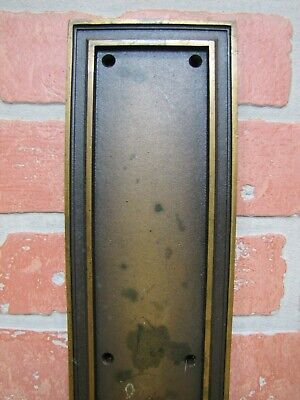 Antique Bronze Corbin Door Push Architectural Hardware Element Large HD 16x4 3