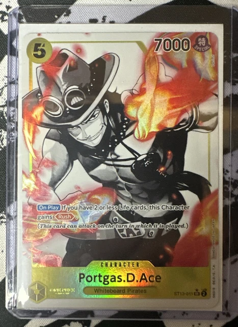 One Piece Jigsaw Puzzles One Piece CCG Card: Portgas D. Ace ST13