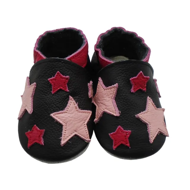 Mejale Soft Sole Leather Baby Shoes Crawl shoes Boy Girl Infant Toddler 0-3 Y
