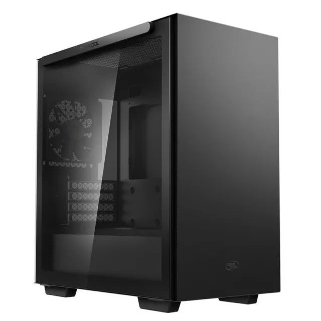 Deepcool Macube 110 Black Tempered Glass Mini Tower Micro-ATX Computer Case