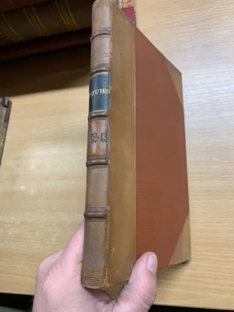 Raro 1913 The Law Libro Public General Estatutos Volumen 50 Antiguo Libro (P4)