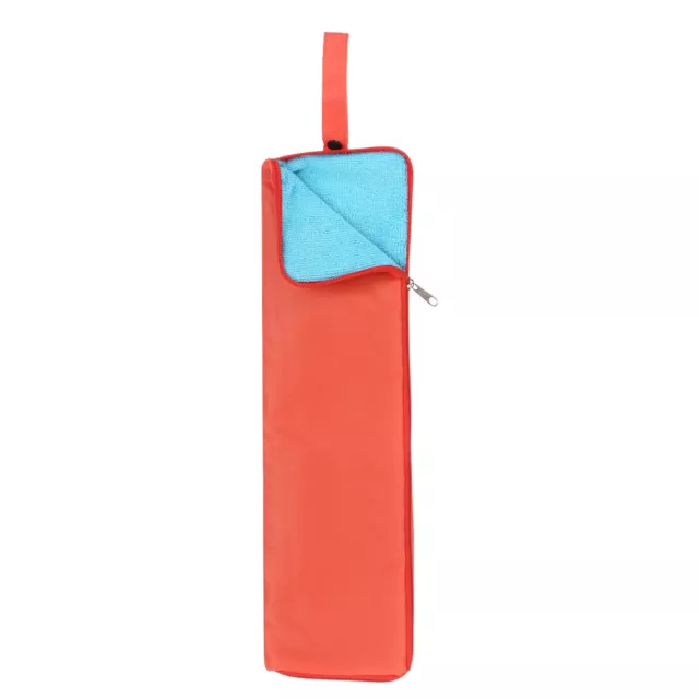 Umbrellas Bag Carry Bag 4.9"x15" Portable Wet Umbrella Sleeve Pouch Orange