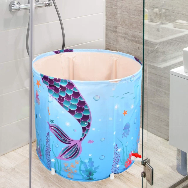 Bañera bañera infantil portátil sirena 70 x 65 cm colorido artículo de segunda mano