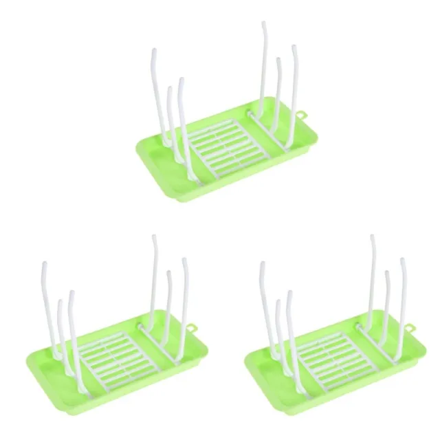 3 Pieces Bottle Holder Baby Drying Rack Foldable Countertop