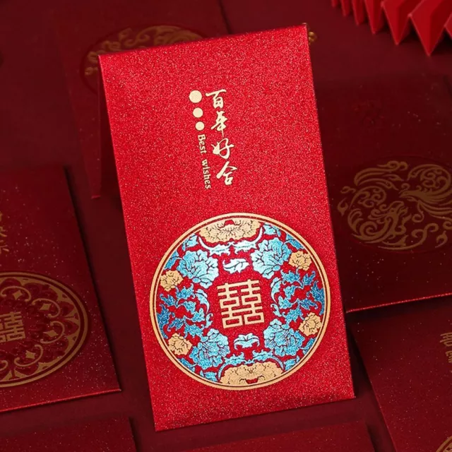 Spring Festival Wedding Birthday Red Envelope Hong Bao Red Pocket Money Bags