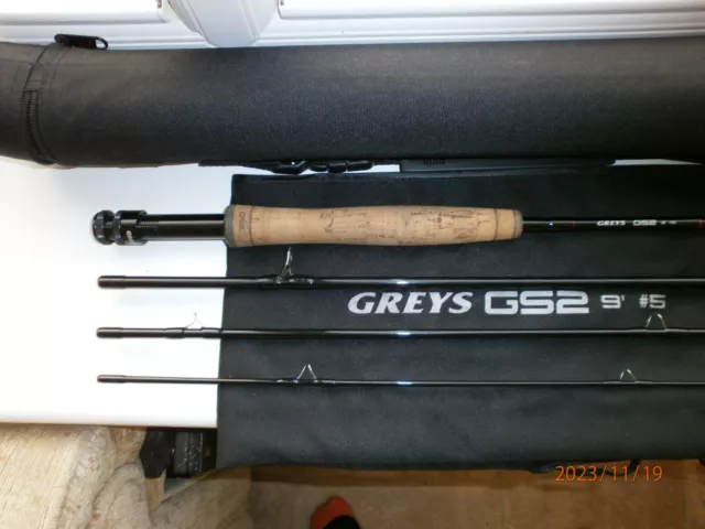 LOVELY CONDITION GREYS GS2 9ft 5wt Trout Fly Fishing Rod £90.00 - PicClick  UK
