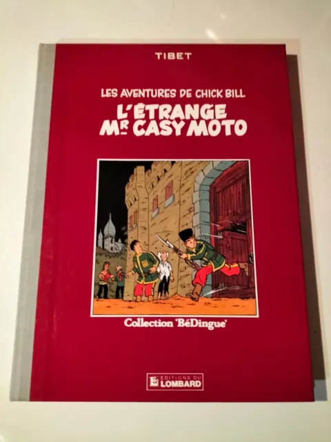 Bd 1986 Chick Bill L Etrange Mr Casy Moto Par Tibet Bedingue Lombard (O837)