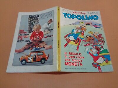 Topolino N° 756 Originale Mondadori Disney Mb/Ottimo 1970 Bollini No Gadget