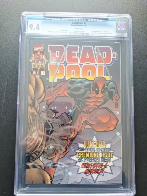 Deadpool #1 - Marvel - 1St T-Ray & Blind Al - Cgc 9.4