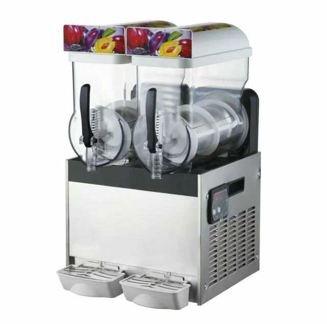 1/2 Tank Commercial Frozen Drink Slush Machine Smoothie Maker Machine 220V