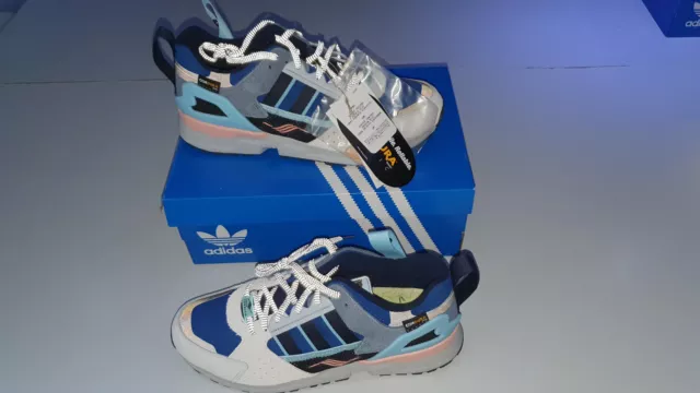 Adidas ZX 10000 Nationalpark Blau Größe 44 2/3 US 10,5 UK 10 neu und OVP FY5173