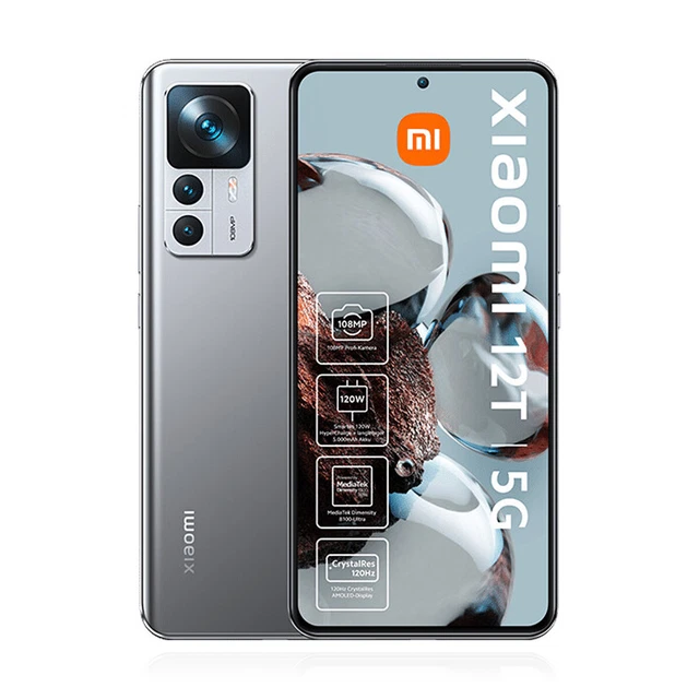 Xiaomi 12T 5G 256GB 8GB RAM Lunar Silver *NEU* MwSt nicht ausweisbar