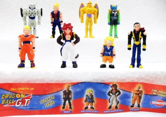 Dragon Ball GT Seconda Serie "Serie Completa 8 Figure" Dolci Preziosi Anno 1996