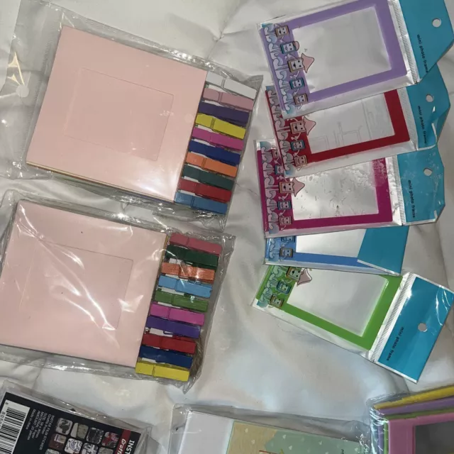 1 Open Pack Film Skin for Fuji Instax Mini ,10 Plastic Frames, many accessories