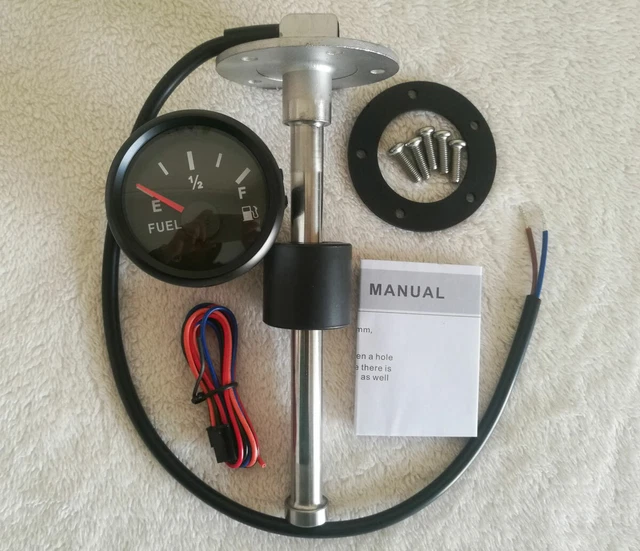 FUEL LEVEL GAUGE With Sender 7310 Ohms Fuel Level Tank 2''/52mm