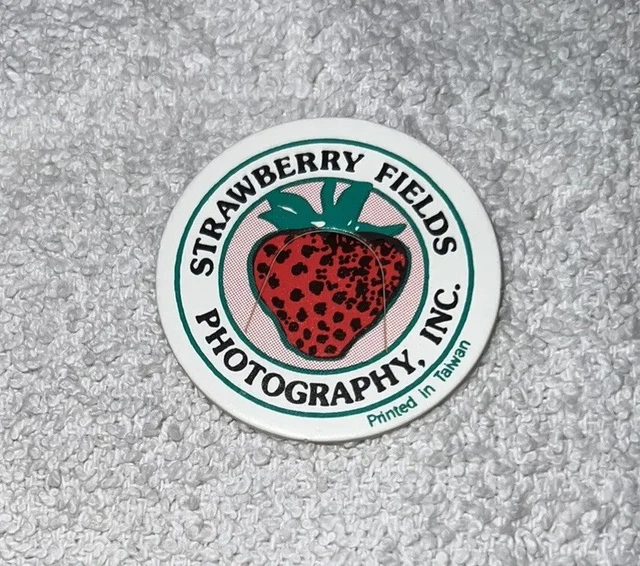Strawberry Fields Photography  Pog Milk Cap Collectible Slammer New 1993 Vintage