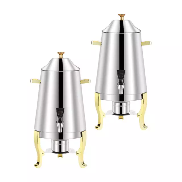 SOGA 2X Stainless Steel Dispenser Beverage Juicer Commercial Buffet Drink Contai