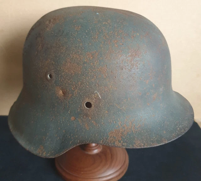WW2 German Wehrmacht M.43 Helmet Shell found Inland from D-Day's 'Utah Beach'