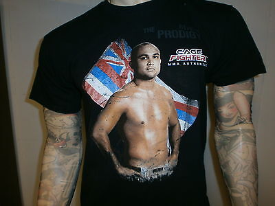 Bj Penn T Shirt Prodigio Gabbia Combattente UFC Mma Autentico Misto Marziali M