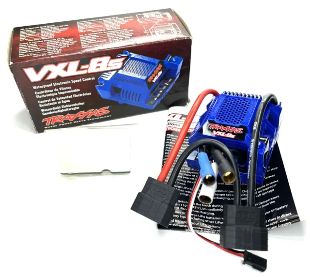 Traxxas High Output Waterproof Brushless ESC VXL-8S Low Voltage Detection 4s-8s