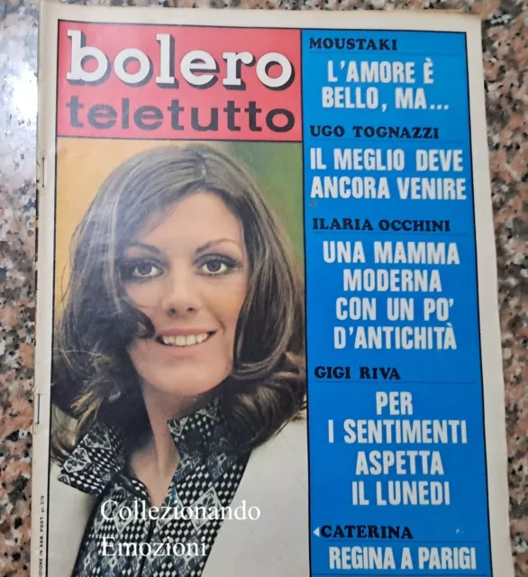 Bolero Teletutto-n.1201 del 1970-Caselli-Ugo Tognazzi-Nada-Corrado Mantoni-