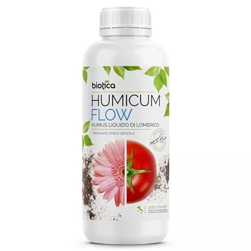 BIOTICA Humus di Lombrico Liquido Naturale 100% Biologico Italiano 1 (r2e)