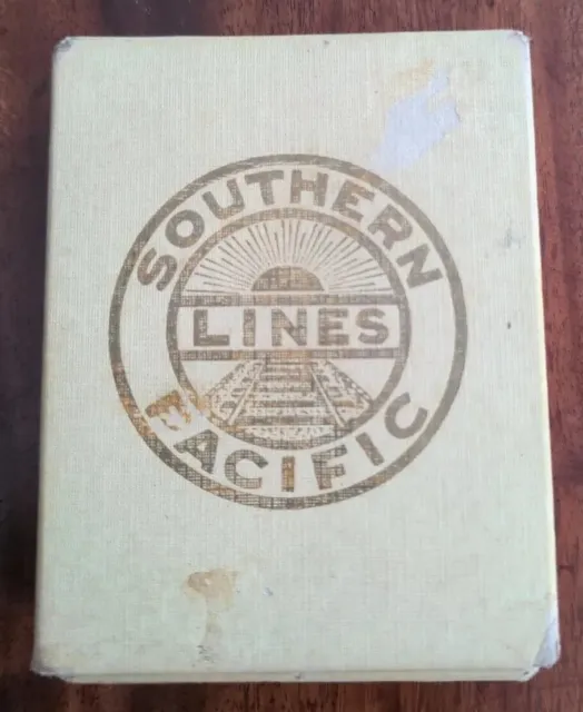 VinTagE SOUTHERN PACIFIC LINES PLAYING CARDS DECK TRAIN RAILROAD MiNtY!
